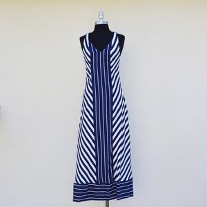 Vertical striped dress